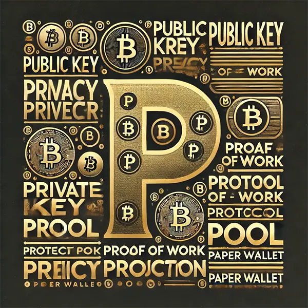 Bitcoin Letra (P)