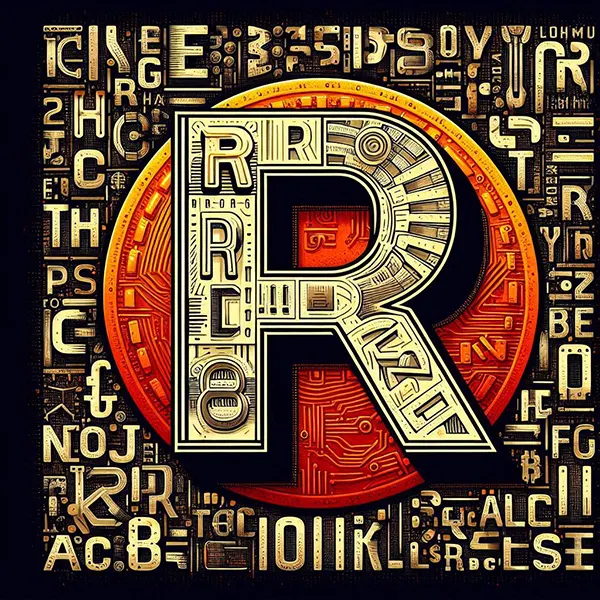 Bitcoin Letra (R)
